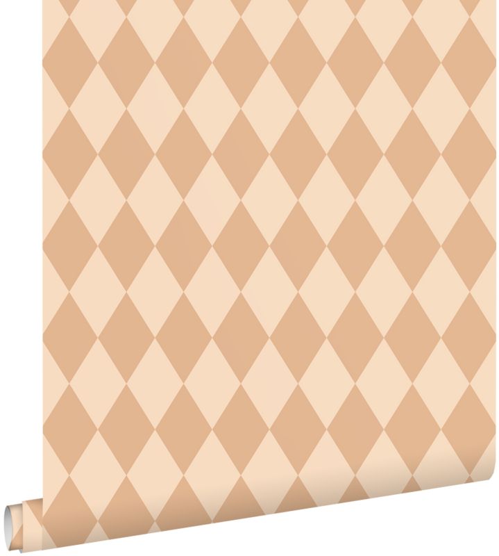 Tapeta ESTAhome diamenty brzoskwiniowego różu 50 x 900 cm - 1 rol.