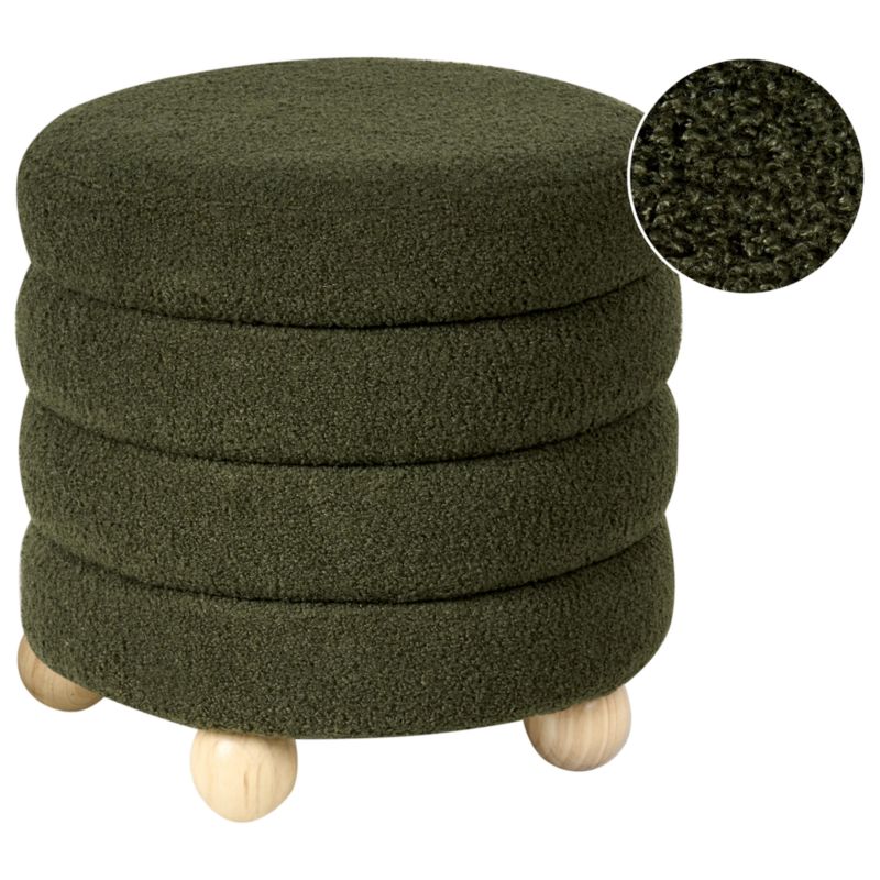 Puf Chilly Boucle Zielony 1 szt.