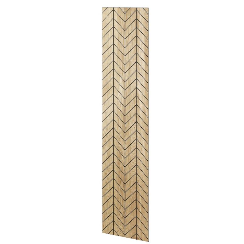 Panel frezowany fornir naturalny dębowy LAMELE3D Versin 1 szt
