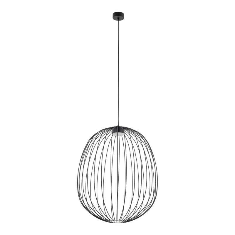Lampa wisząca Tk-Lighting Sphera L czarny klosz druciak 1Xgx53 - 1szt.