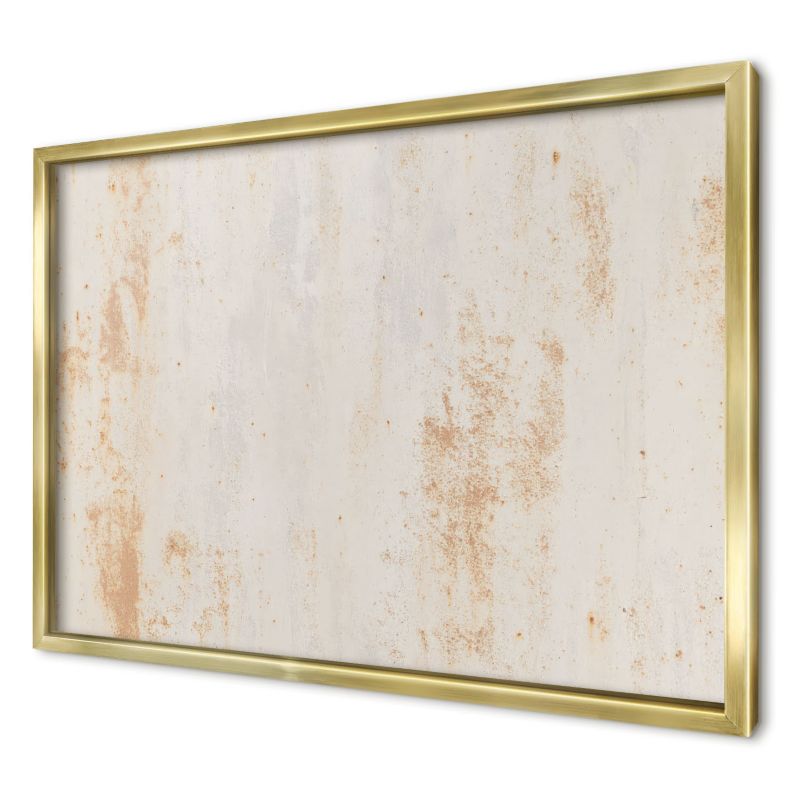 Tablica magnetyczna ozdobna Wallfluent 60x40 rdzawa tekstura w złotej ramie 1szt