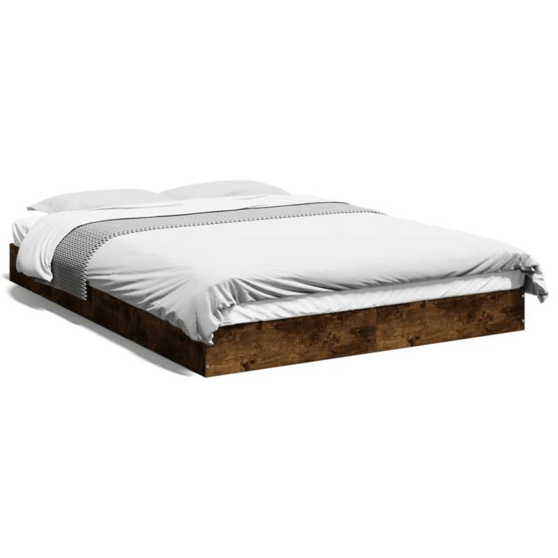 Łóżko drewniane WaszeMeble 140x200 cm brązowe WM-842025 1 szt.