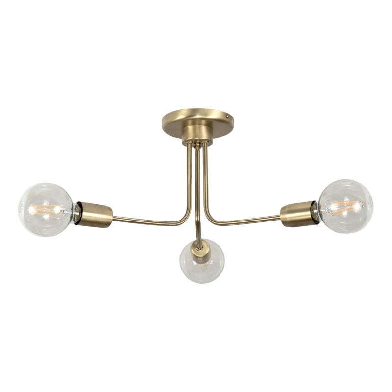 Lampa sufitowa wisząca EDYLIT złota loft nowoczesna 3xE27 do kuchni FRIDA PATINA 11-722 1 szt.