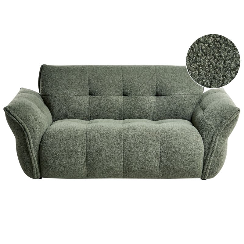 Sofa dla 2 osób Halba Boucle Zielony 1 szt.