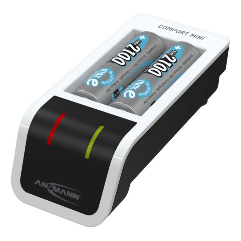 Ładowarka do akumulatorów ANSMANN Comfort Mini + 2x AA 2100mAh - 1 szt.