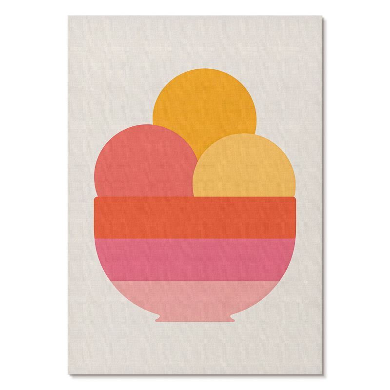 Obraz Plakat Canvas Tulup 29,7x42 cm (A3) Minimalistyczne lody Do salonu, sypialni, biura 1 szt.