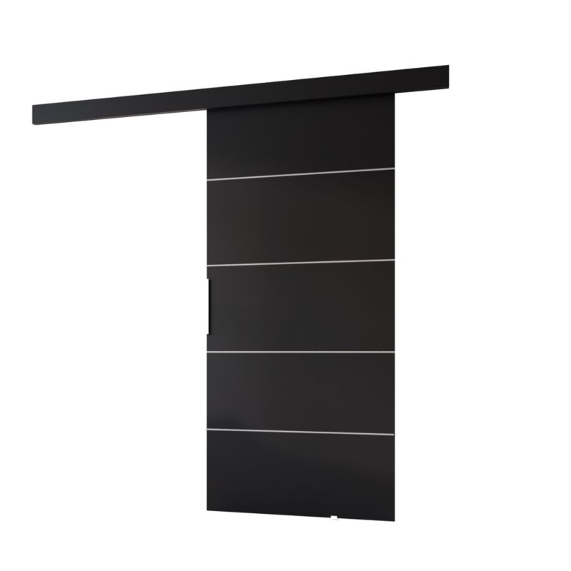 Drzwi przesuwne MINIO go for it CLEAN B 86 cm czarne 1 szt.