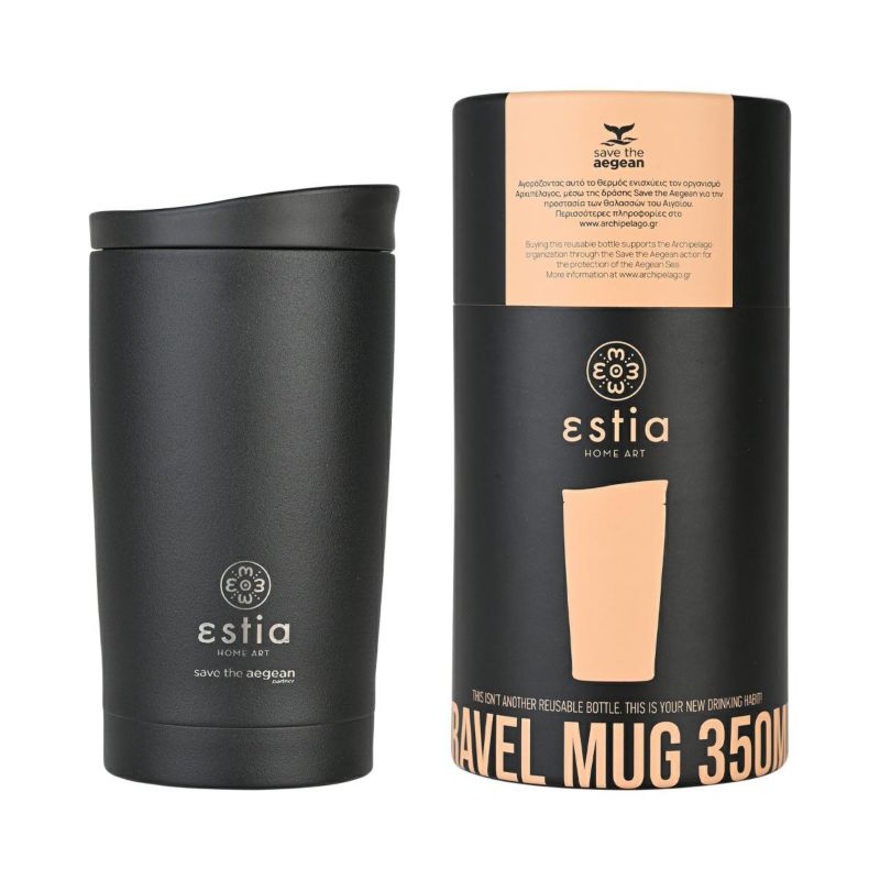 Kubek termiczny Estia 350 ml czarny 1 szt.