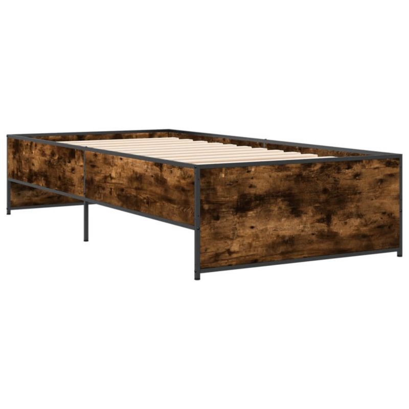 Łóżko metalowe WaszeMeble 100x200 cm brązowe WM-845238 1 szt.