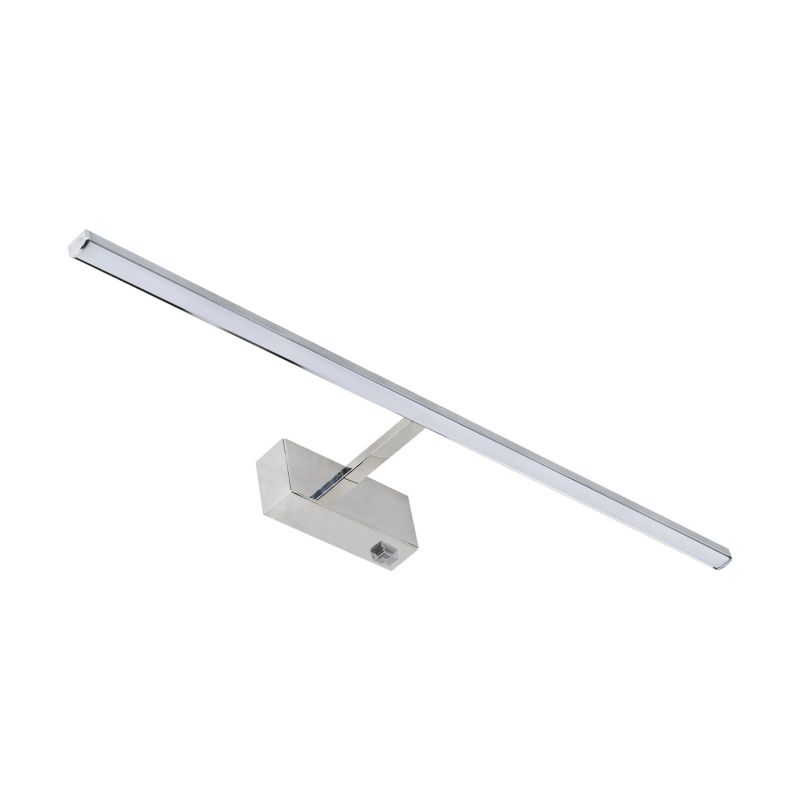Kinkiet liniowy włącznik Struhm MARTA chromowany LED 12W 4000KK 850lm IP44 wym:40x25x28cm - 1 szt.