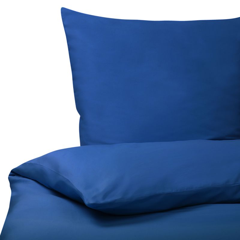 Komplet pościeli Harmonridge Bawełna satynowa 155 x 220 cm Ciemnoniebieski 1 kpl