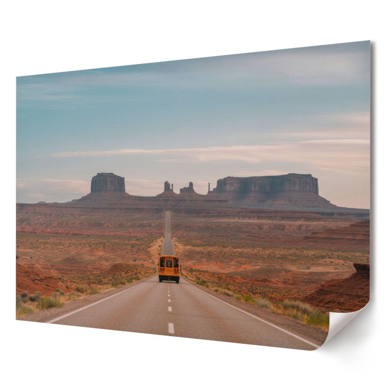 Plakat Wallfluent Format A2 Podróż autostradą Kolektyw Visual Echo 1 szt.