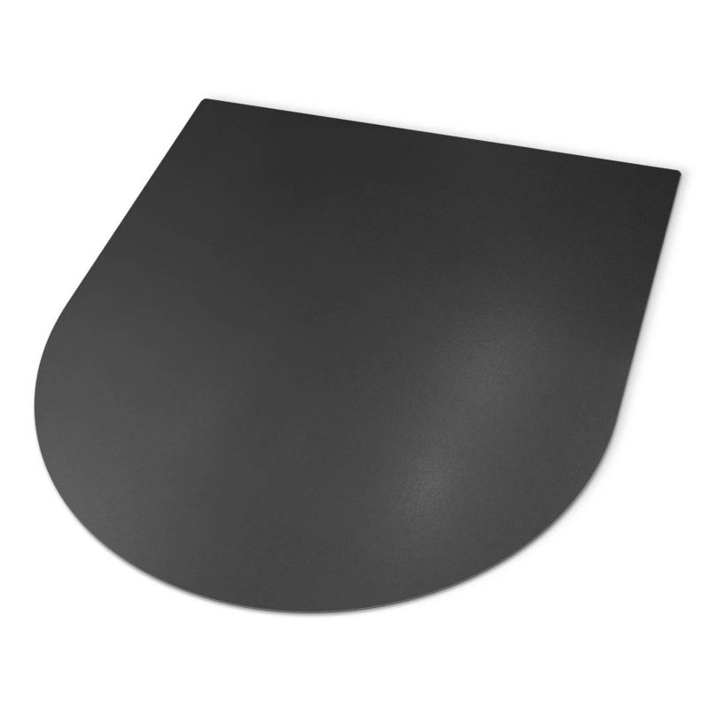 Podkładka pod Piec Wallfluent 80x90 cm Czarny Mat Modern 1szt.