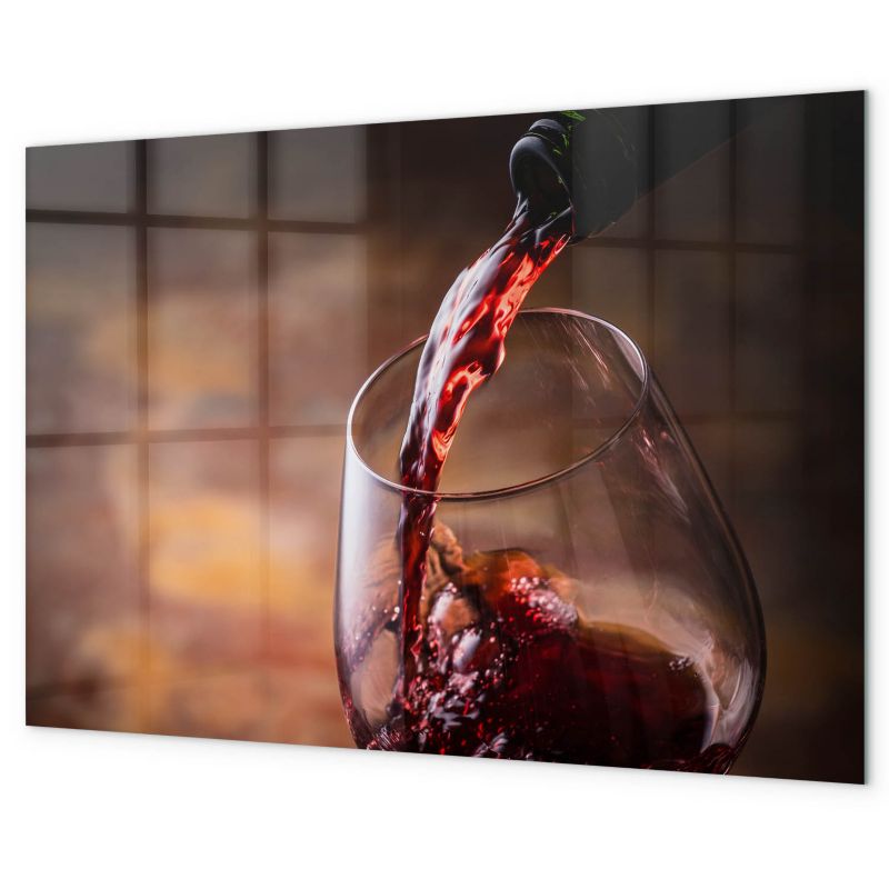 Magnetyczna Tablica Tulup 90x60 cm Kieliszek wina 5 magnesów neodymowych 1 kpl