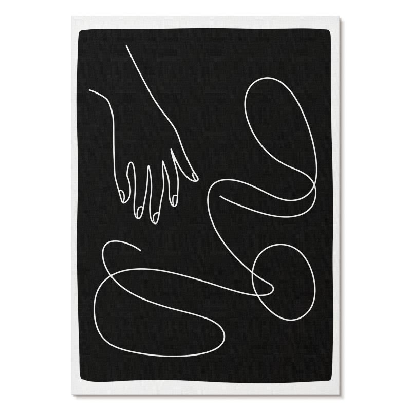 Obraz Plakat Canvas Tulup 21x29,7 cm (A4) Linie abstrakcyjne Do salonu, biura, 1 szt.