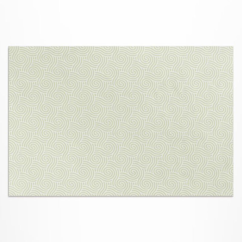 Dywan Winylowy Zewnętrzny Wallfluent 150x225 cm Abstrakcyjny ornament spirale styl art deco 1 szt.
