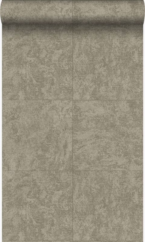 Tapeta Origin Wallcoverings kamień taupe 53 cm x 10.05 m - 1 rol.