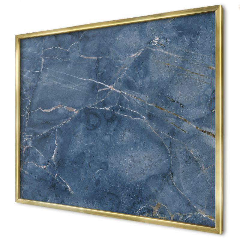 Ozdobna tablica magnetyczna Wallfluent 80x60 Marmurowa elegancja w złotej ramie 1szt