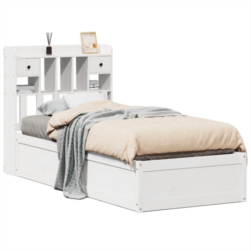 Rama łóżka WaszeMeble 90x190 cm Biały sosna WM-3323516 1 szt.