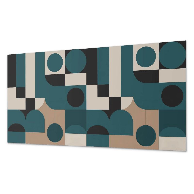 Paczka Kafelków Winylowych PCV ArtPrintCave 40x20 cm Abstrakcyjne kształty i formy 10 szt.