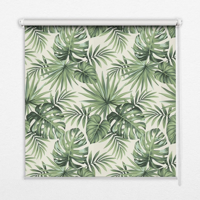 Roleta Okienna Tulup 80x140 cm Różnorodne Liście Montaż do ściany/sufitu 1 szt.