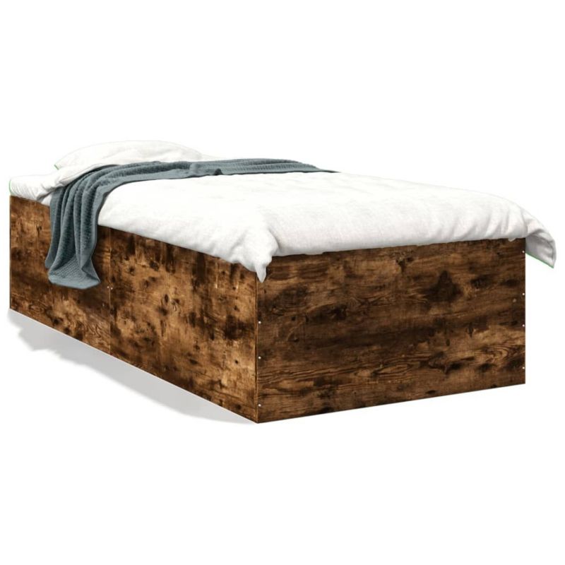 Łóżko drewniane WaszeMeble 100x200 cm brązowe WM-3280962 1 szt.