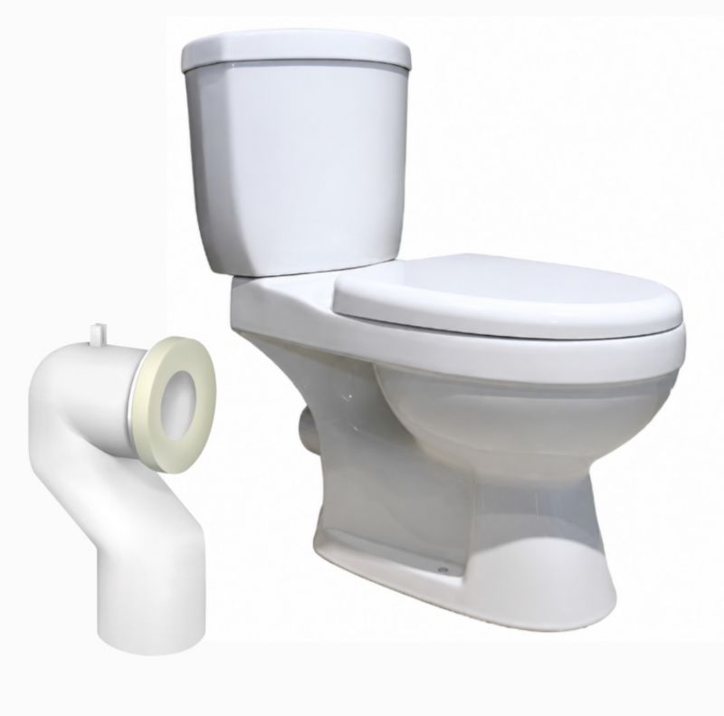Kompakt WC Domotechnika odpływ pionowy montaż do podłogi deska Soft Close kolano WC 90 1szt.