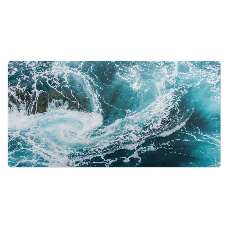 Podkładka na biurko pod mysz klawiaturę Wallfluent 90x45 cm Wir oceaniczny 1 szt.