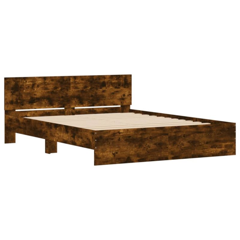 Łóżko drewniane WaszeMeble 160x200 cm brązowe WM-3207599 1 szt.
