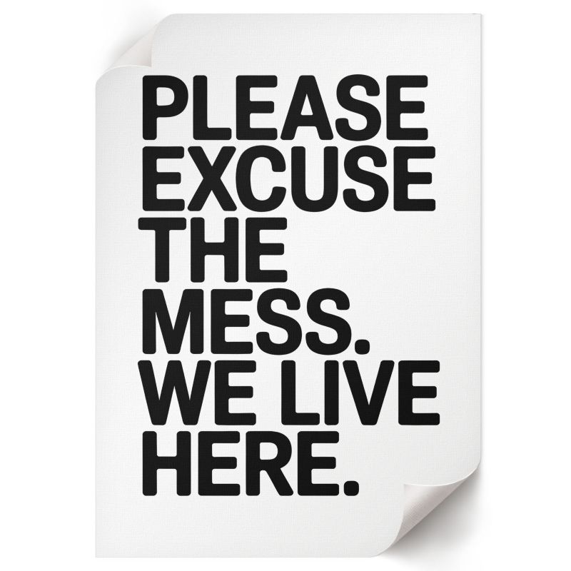 Plakat Do Pokoju Dziecka ArtPrintCave 21x29,7 cm We live here Cosmo 1 szt.