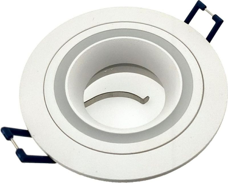 Oprawa sufitowa wpuszczana IdeaLED Tribus biała 1 x GU10 x 50W IP20 wym: 3,8 x 9,3 x 9,3 cm okrągła - 1 szt.