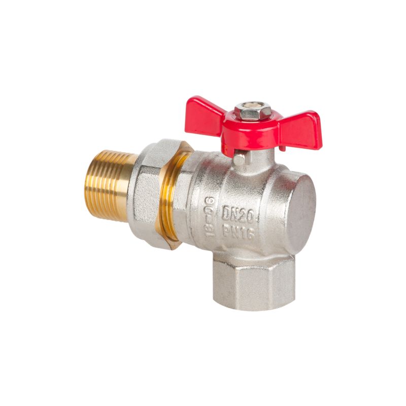 Zawór Kulowy do Wody Kurek Odcinający ze Śrubunkiem GW/GZ 1"x1" INVENA Prov 1 szt.