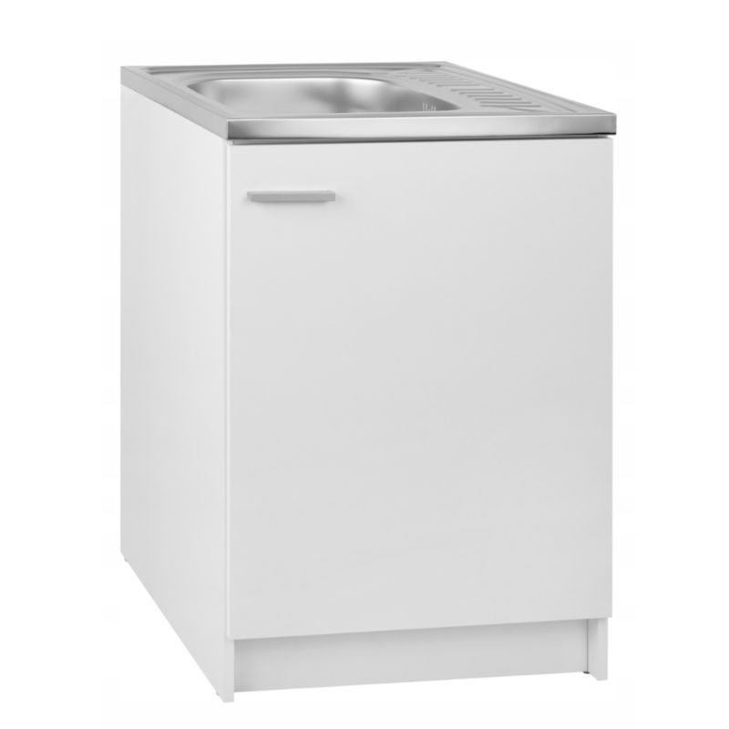 Szafka Kuchenna Stamar Stojąca Biała 600x600x820 mm pod Zlewozmywak