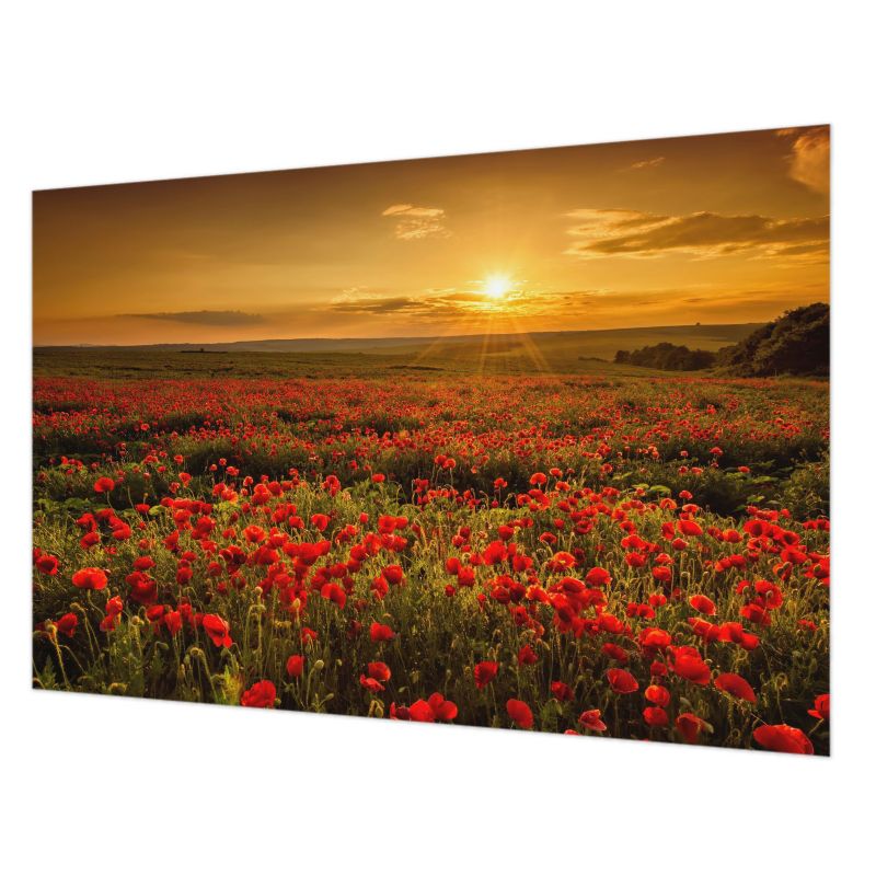 Tapeta Ścienna Do Kuchni I Jadalni Tulup 104x70 cm Makowe Pole Do Salonu, Do Sypialni 1 szt.