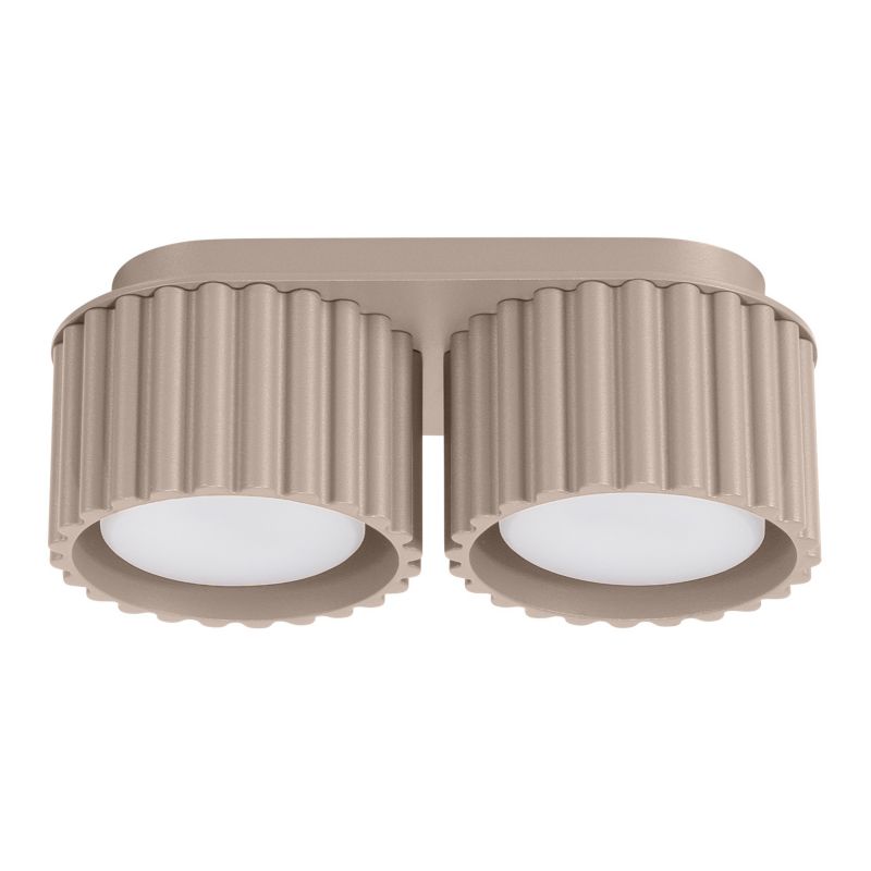 Spot reflektor natynkowy Sollux Lighting AURA taupe 2xGX53x10W wym:8x21x10cm IP20 -1 szt.