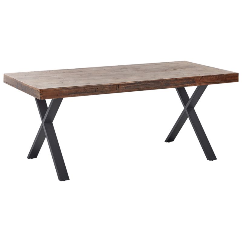 Stół do jadalni Clifton Ciemnobrązowy 180 cm 90 cm Drewno sosnowe 1 szt.
