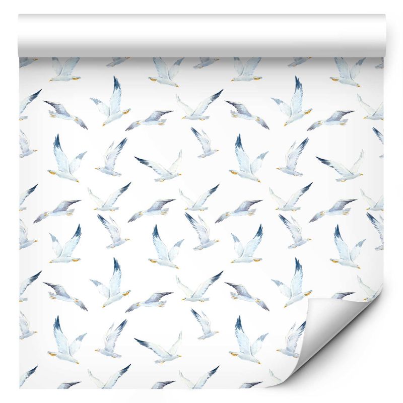 Tapeta flizelinowa Artgeist 110g/m2 Kwiaty biała 50x1000 (10 części) 10025ja rolka 1 szt