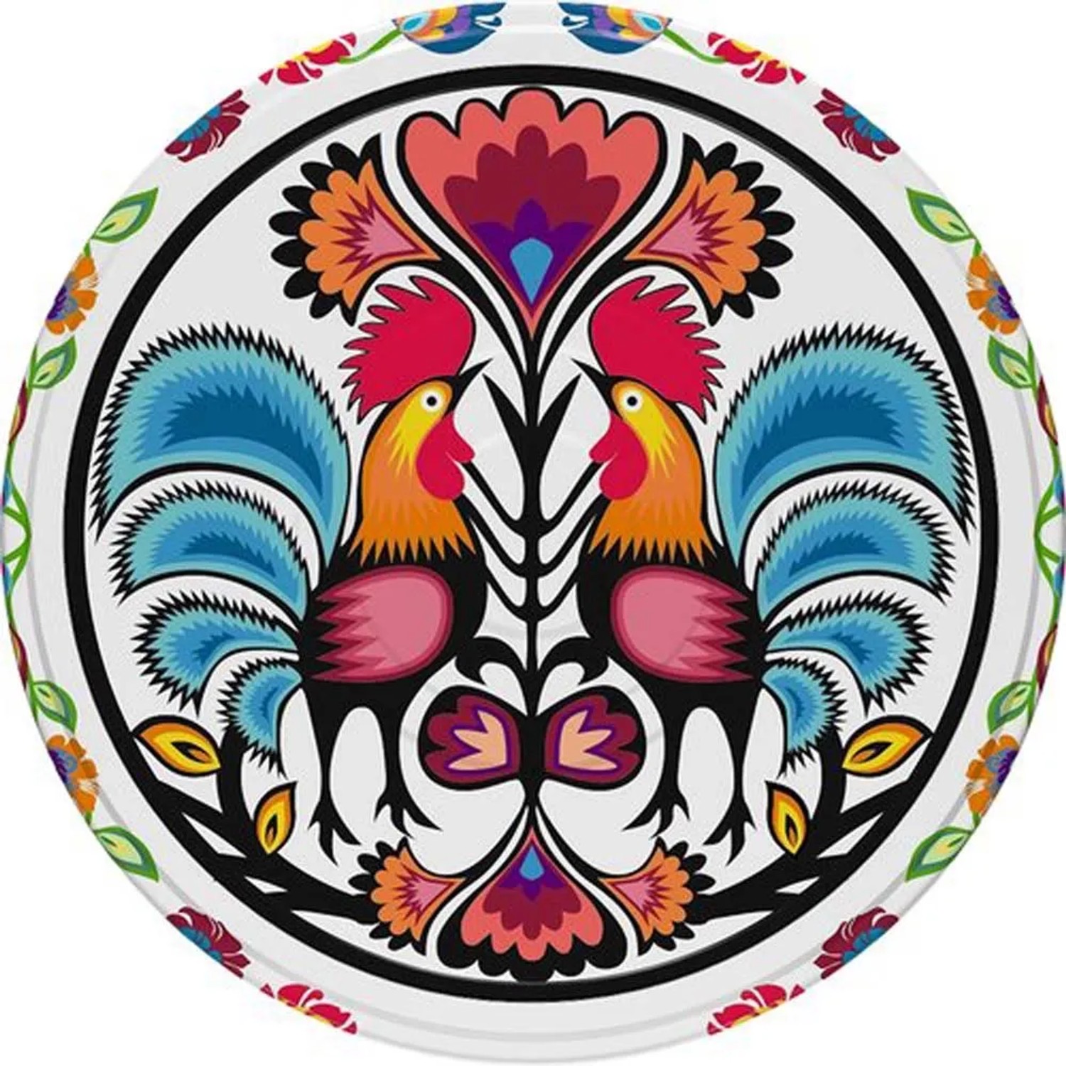 Zakrętka folk - śr. 6,6 cm