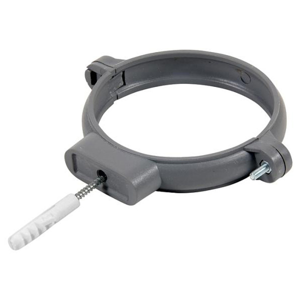 Uchwyt do rur 75 mm szary Tycner