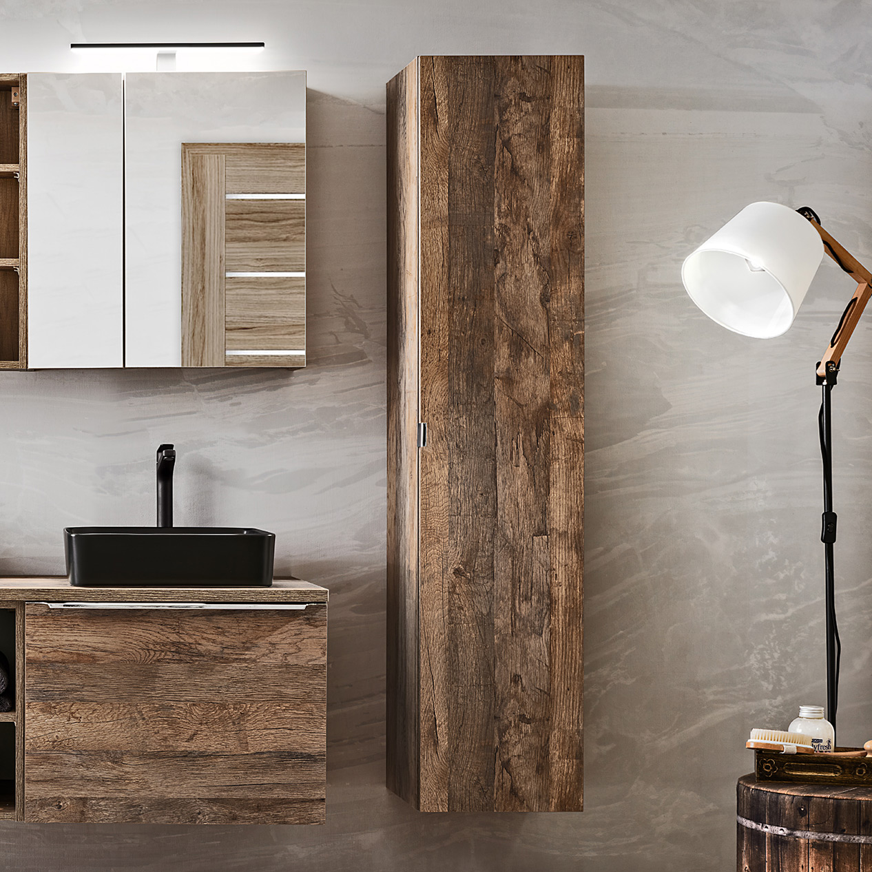 Comad Sante Fe Oak regał 20x65 cm SANTA FE OAK 83-01-A - Wysyłka w 24h