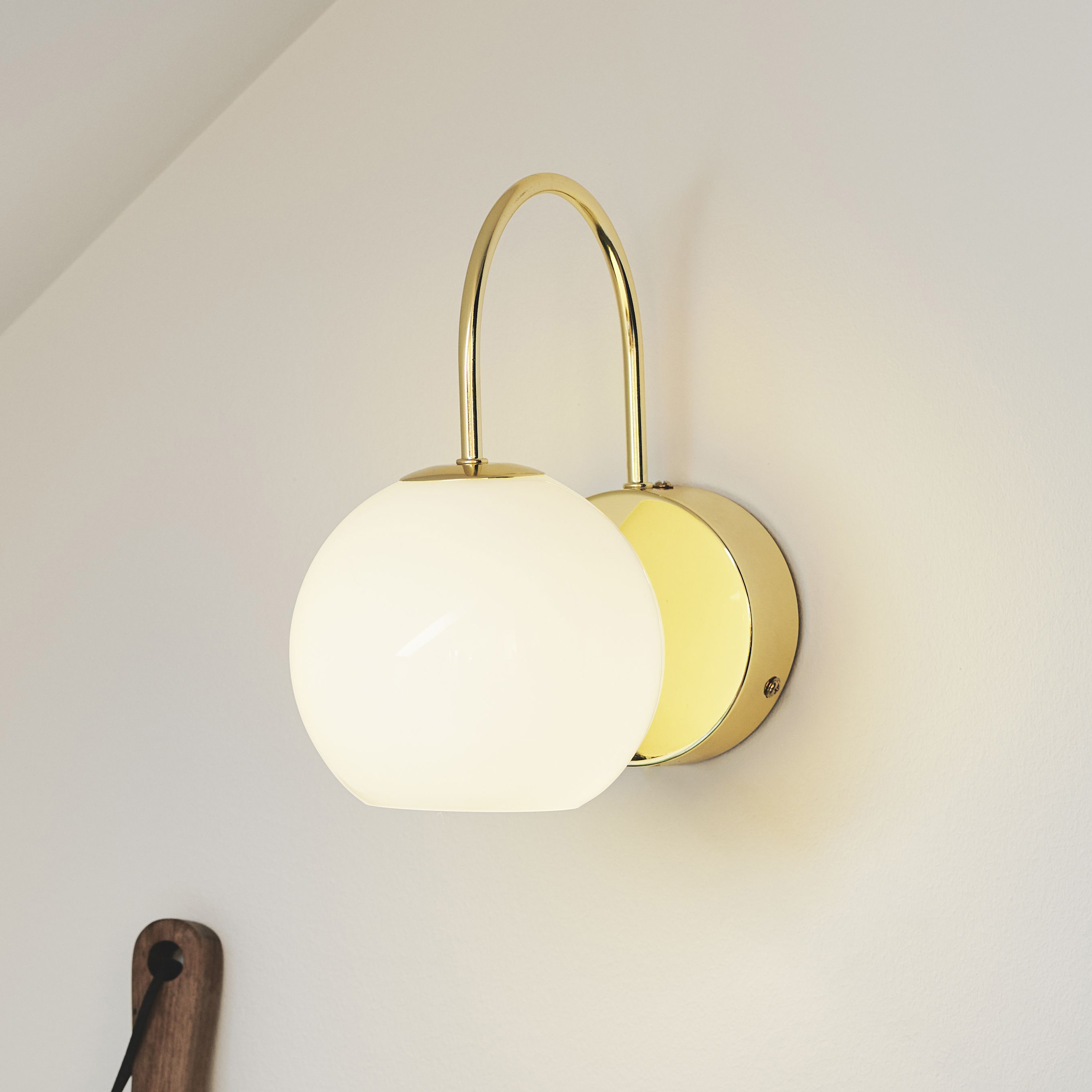 Nordlux Franca kinkiet 1x40W mosiądz/biały 2312561035