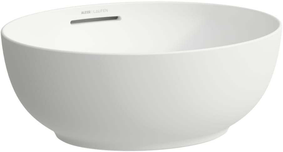 Laufen Ilbagnoalessi umywalka 45x40 cm owalna nablatowa biały mat H8189767571091