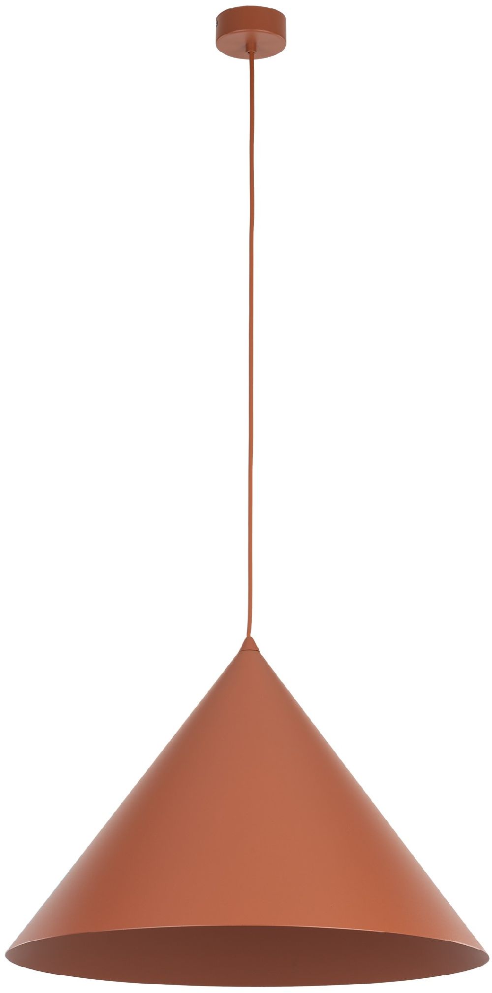TK Lighting Cono lampa wisząca 1x15 W brązowa 10089