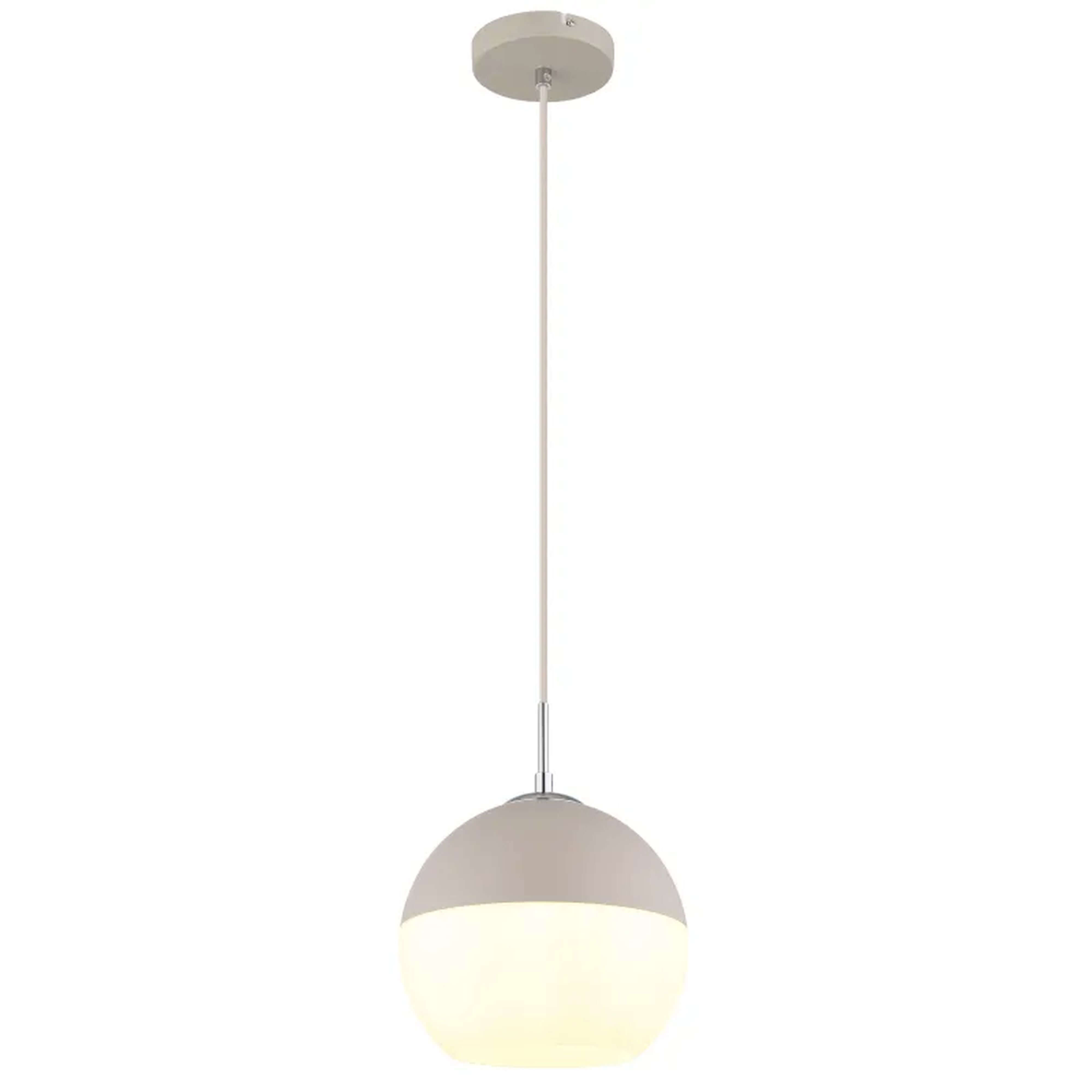 Globo Lighting Ragusa lampa wisząca 1x60 W piaskowa 15999H1