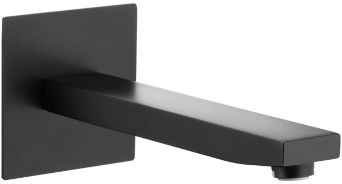 KFA Armatura Logon Black wylewka do baterii wannowej czarna 836-005-81