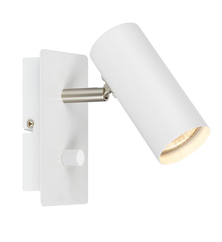Markslöjd Barcelona kinkiet 1x12W biały 107346
