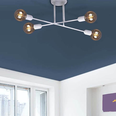 Kaja Sitya White lampa podsufitowa 4x60W biała K-4392