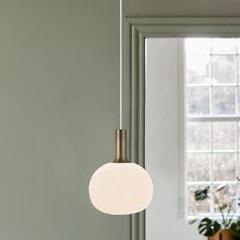 Nordlux Alton lampa wisząca 1x60 W biała-złota 47313001 - Wysyłka w 24h