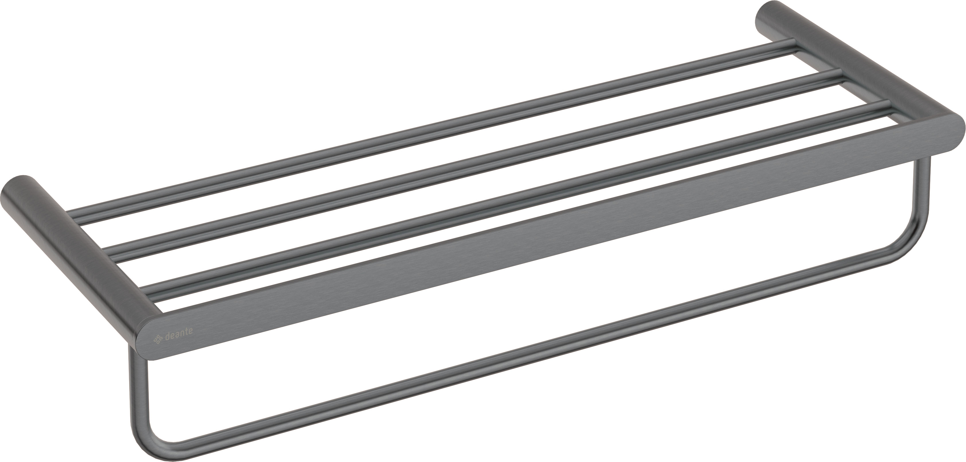 Deante Round półka łazienkowa 62,8 cm titanium ADR_D531