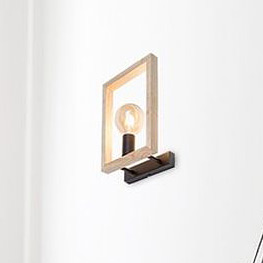 Rabalux Indigo kinkiet 1x40W czarny/buk 2289